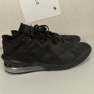 Nike Lebron 18 Low Zero Size 12 Black Limited Edition Men’s Sneakers